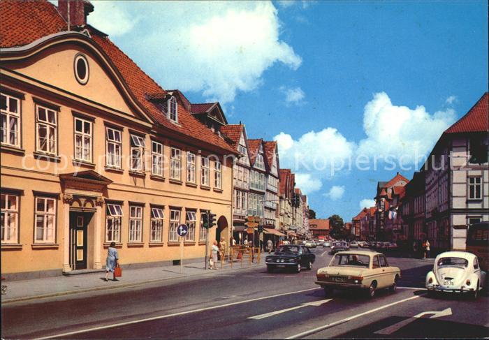 Uelzen Lueneburger Heide Rathaus und Lueneburger Strasse