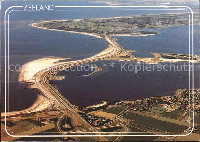 Zeeland Niederlande Fliegeraufnahme Delta Works Holland