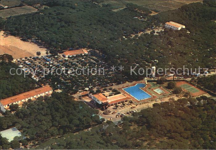 Playa de Pals Fliegeraufnahme Camping Cypsela