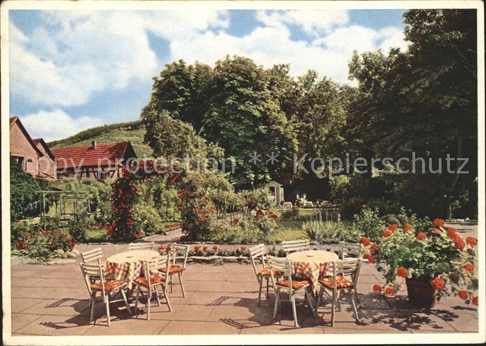 Walporzheim Rosengarten des Hotels Sanct Peter