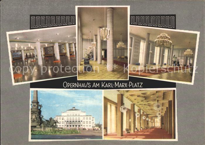 LEIPZIG Sachsen Opernhaus Karl- Marx- PLatz