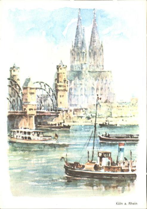 Koeln Rhein Schiffe