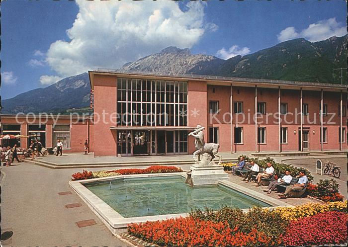 Bad Reichenhall Hauptbahnhof Centauren- Brunnen