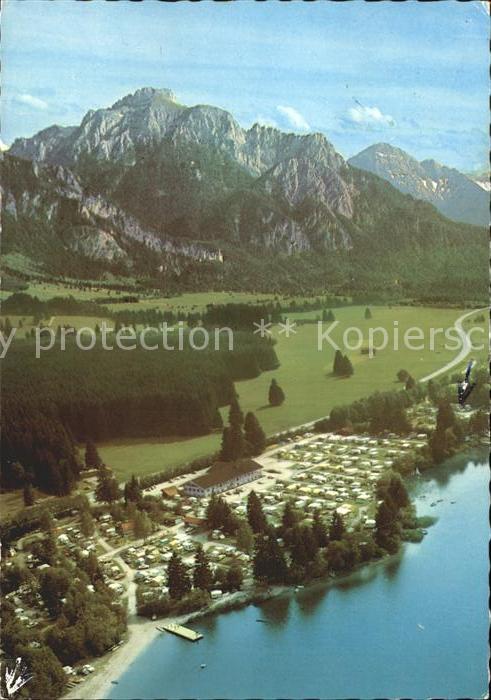 Schwangau Camping am Bannwaldsee Fliegeraufnahme