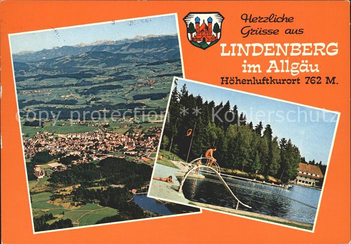 Lindenberg Allgaeu Fliegeraufnahme Schwimmbad