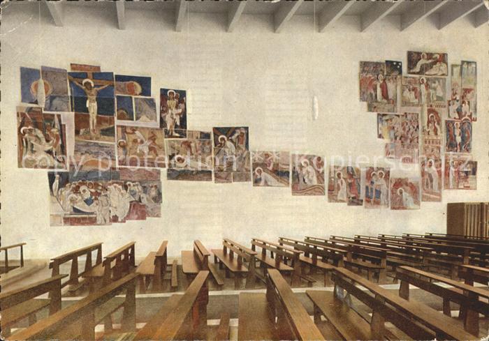 BERLIN  CITY Hansaviertel Kirche St. Ansgar innen