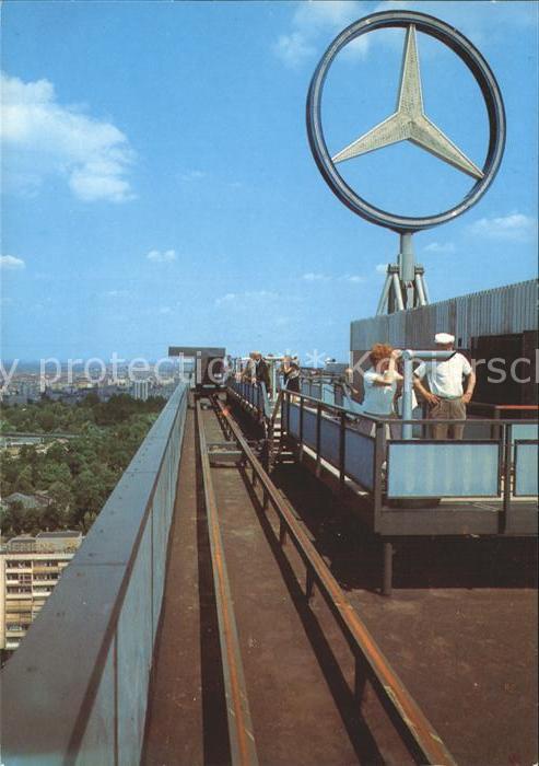 BERLIN  CITY Europacentern Fernrohre auf dem Dach