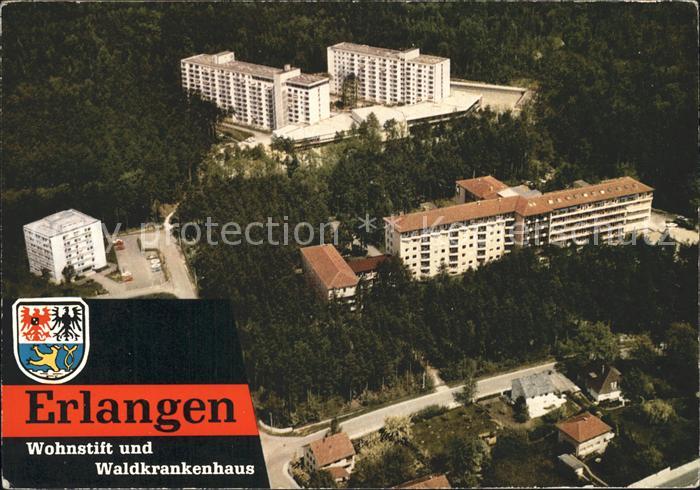 ERLANGEN Bayern Wohnstift und Waldkrankenhaus Fliegeraufnahme