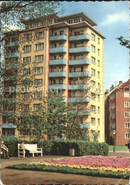 Karl-Marx-Stadt CHEMNITZ Hochhaus am Schlossteich