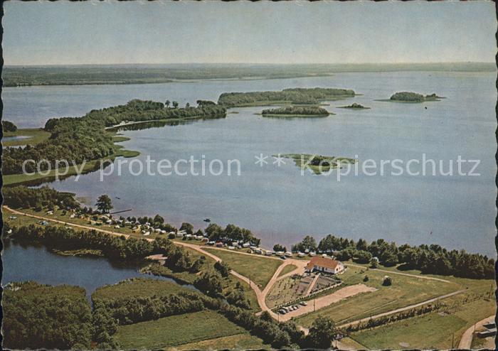 Ploen See Campingplatz Spitzenort Fliegeraufnahme