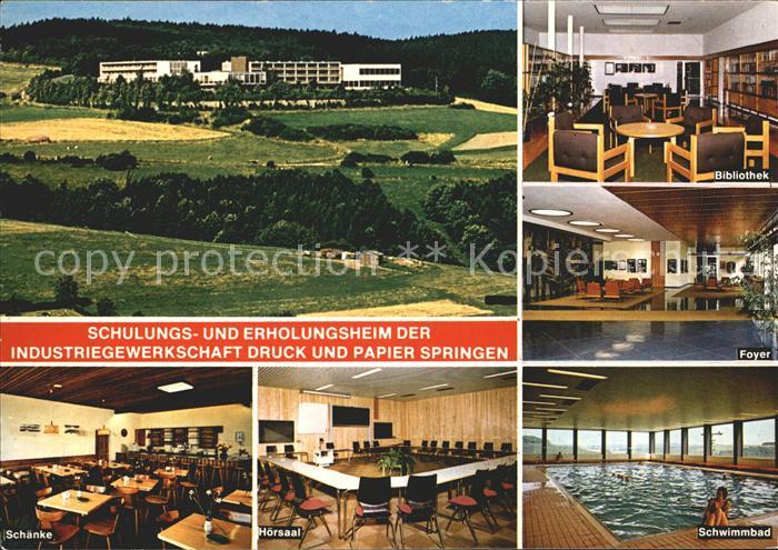 Springen Untertaunus Schulungs- und Erholungsheim Druck und Papier