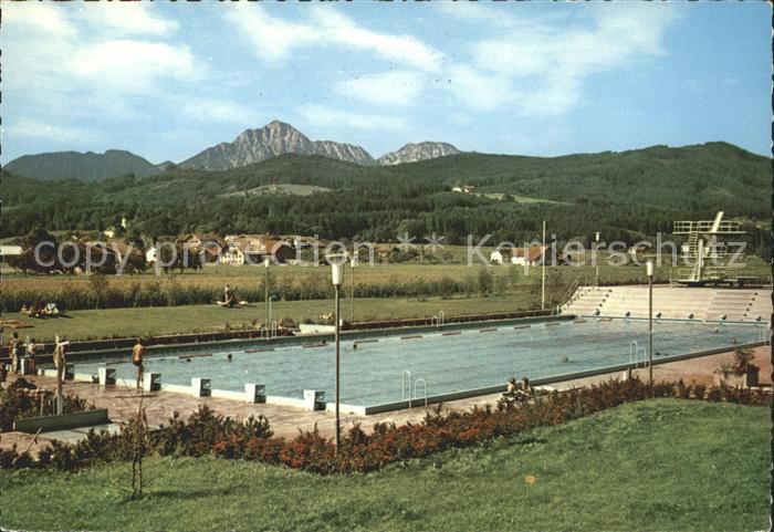 Ainring Schwimmbad mit Staufen
