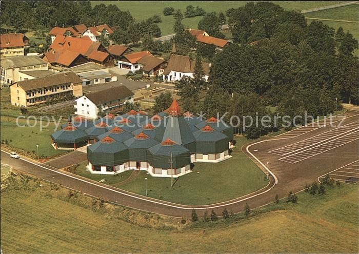Wigratzbad Fliegeraufnahme Herz-Jesu und Maria Suehnekirche