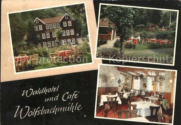 Hohegeiss Harz Waldhotel Cafe Wolfsbachmuehle