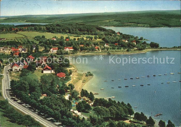 Delecke Fliegeraufnahme Camping Strand