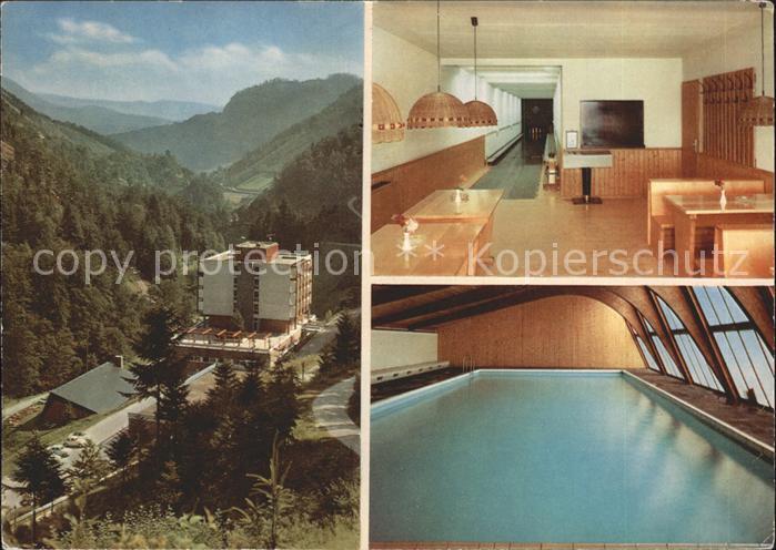 Oppenau Schulungs- und Erholungsheim der deutschen Post Haus Wasserfall