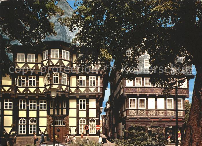 GOSLAR Harz Niedersachsen Marktstrasse Fachwerk