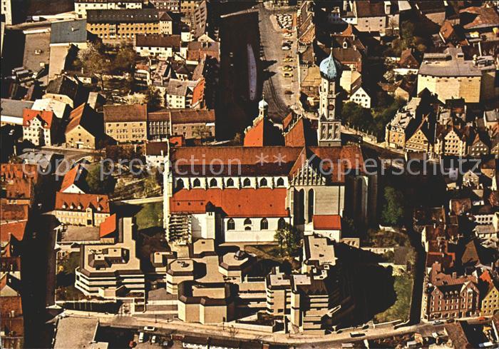 Augsburg Fliegeraufnahme Haus St. Ulrich