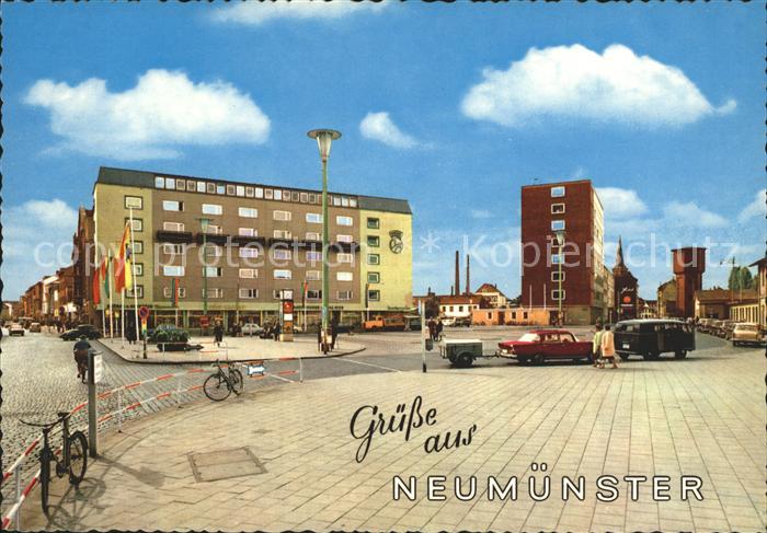 Neumuenster Schleswig-Holstein Bahnhofsplatz
