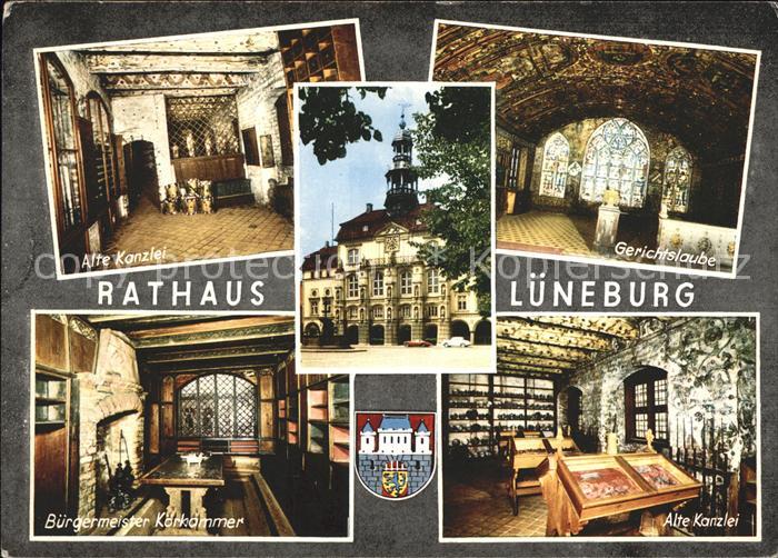 LueNEBURG  CITY Rathaus Gerichtslaube Kanzlei