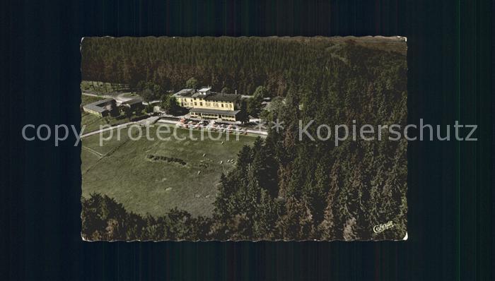 Walkenried Berghotel Stoeberhai Suedharz Fliegeraufnahme