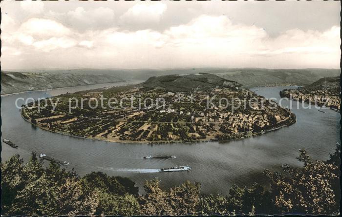 Boppard Rhein Fliegeraufnahme