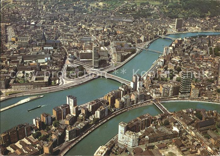 Liege Luettich Fliegeraufnahme