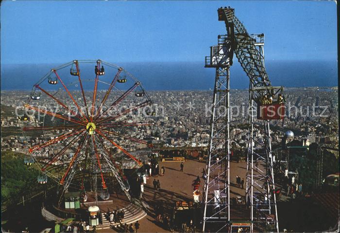 Barcelona Cataluna Vista general desde el Tibidabo