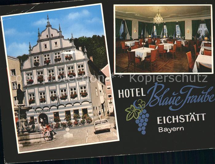 Eichstaett Oberbayern Hotel Blaue Traube Gastraum