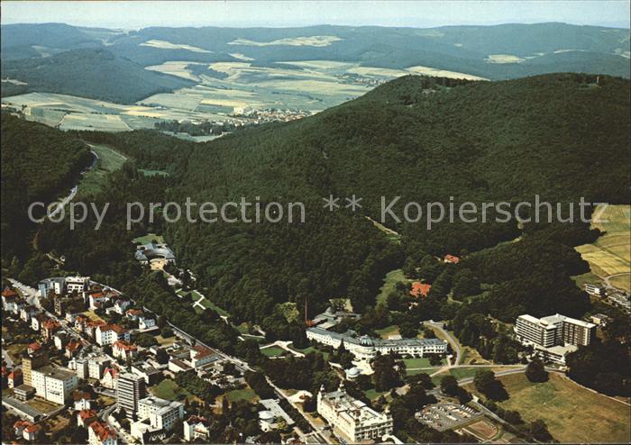 Bad Wildungen und Reinhardshausen Fliegeraufnahme