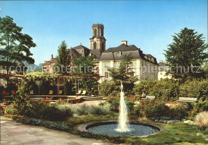 SAARBRueCKEN Saarland Ludwigskirche Fontaene