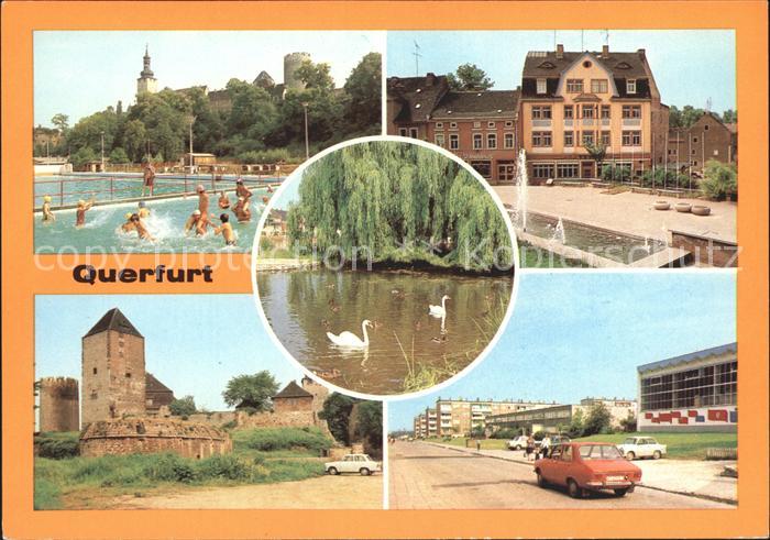 Querfurt Sachsen-Anhalt Bad Am Dreieck Burg Querfurt Sued Talgartenteich