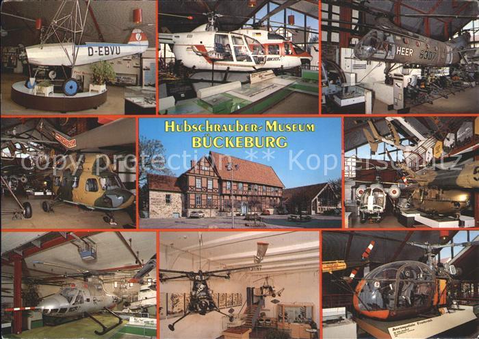 Bueckeburg Hubschrauber Museum Teilansichten