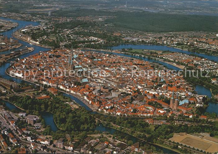 LueBECK  CITY Fliegeraufnahme