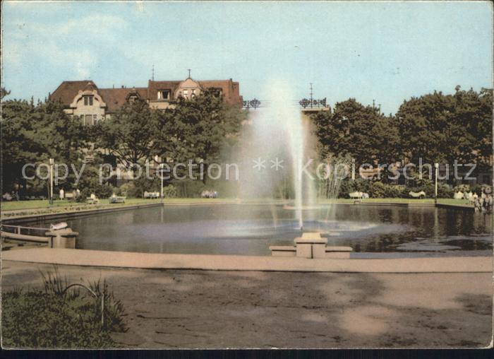 Cottbus Schillerplatz Springbrunnen