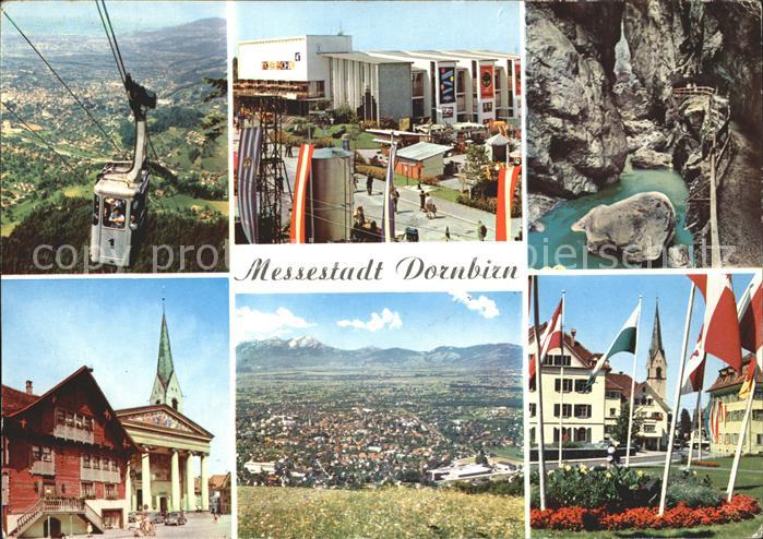 Dornbirn Vorarlberg Seilbahn Messe Grotte Total Ortsansichten
