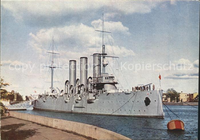 Leningrad St Petersburg Kreuzer Aurora auf dem ewigen Ankerplatz