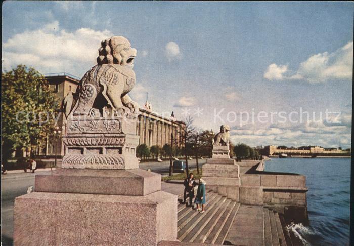 Leningrad St Petersburg Peterkai Abstieg nur Newa