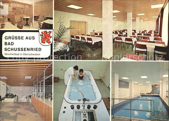Bad Schussenried Moorbad Sanatorium Speisesaal Badewanne Anwendungsbecken
