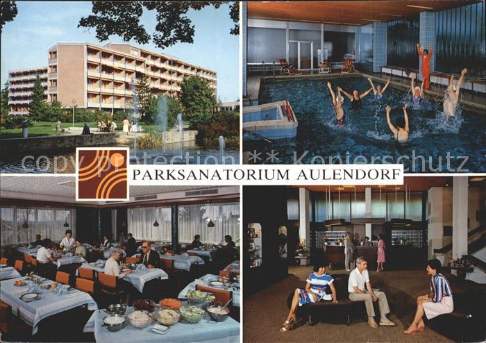 Aulendorf Parksanatorium Aulendorf Hallenbad Speisesaal Foyer