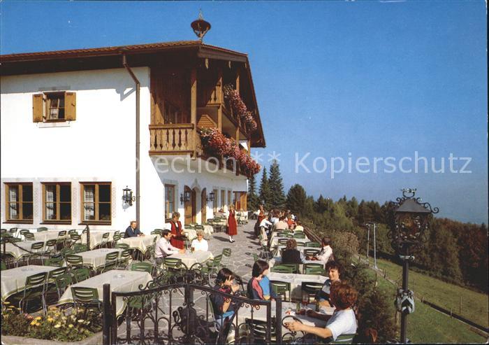 Piding Berghotel Neubichler Alm Terrasse