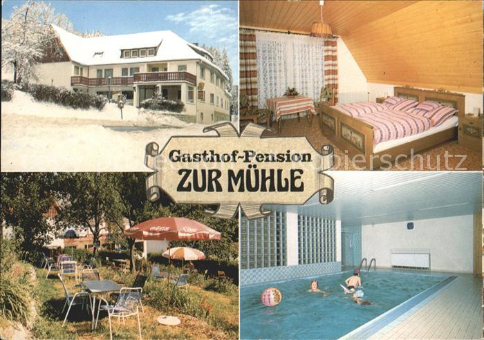 Schwarzenbach Wald Gasthof Pension Zur Muehle Garten Zimmer Hallenbad