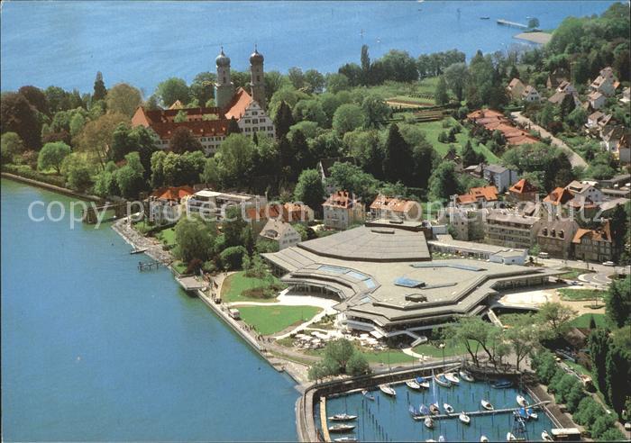 Friedrichshafen Bodensee Graf Zeppelin Haus Fliegeraufnahme