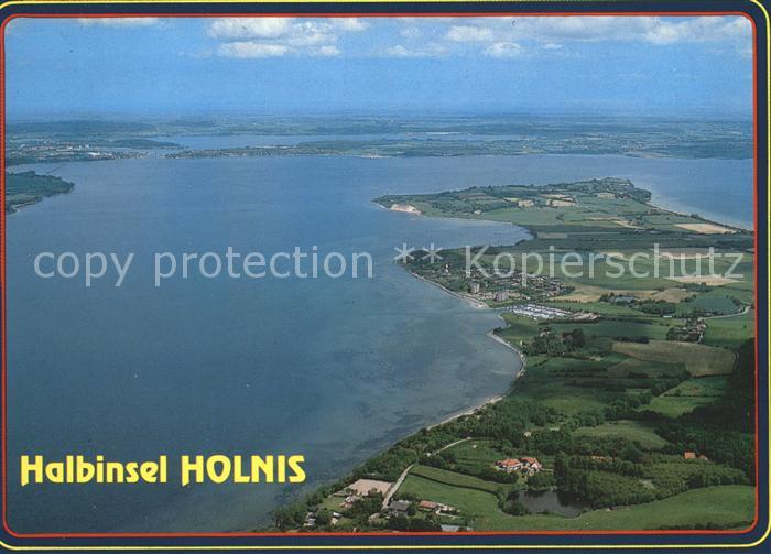 Holnis Halbinsel Flensburger Foerde Fliegeraufnahme