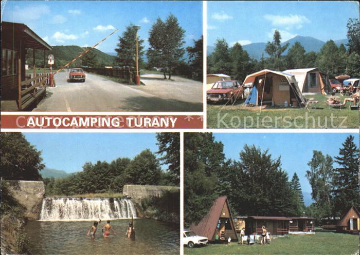 Turany Autocamping Turany Schranke Zeltplatz Wasserfall