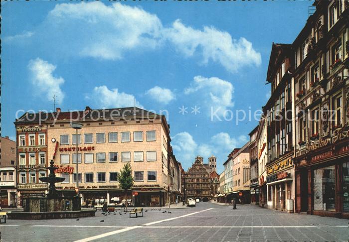 BRAUNSCHWEIG  CITY Koehlmarkt Gewandhaus Martinikirche