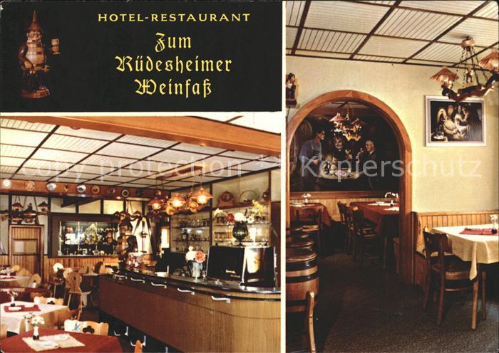 Ruedesheim Rhein Hotel Zum Ruedesheimer Weinfass Bar Gastraum