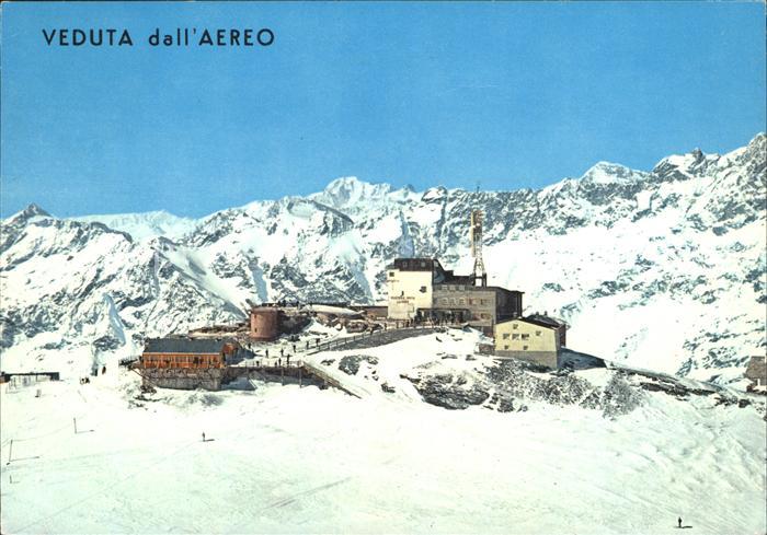 Cervinia Aosta Veduta dall'Aereo
