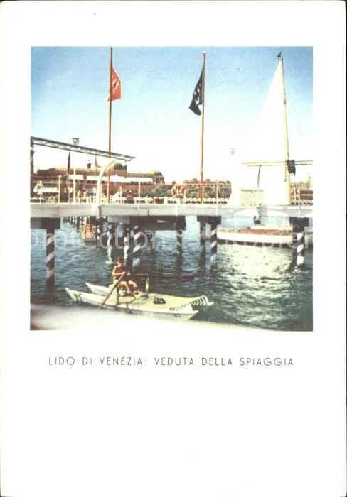 Venezia Venedig Lido di Venezia Veduta della spiaggia