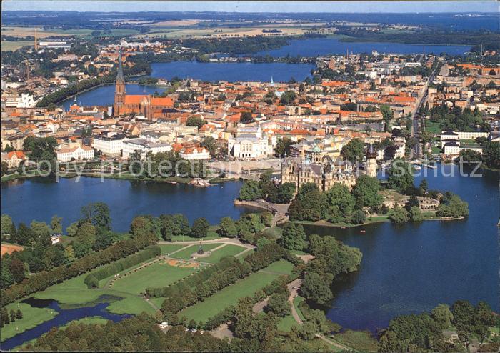 Schwerin Mecklenburg Fliegeraufnahme